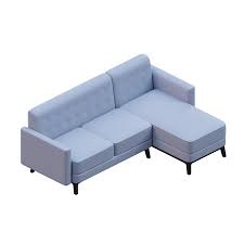 Tuxedo Sofa 3d Icon In Png