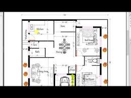 40x40 Ft 2bhk House Map With Large