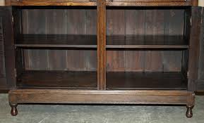 Carved Oak Bookcase 1900s