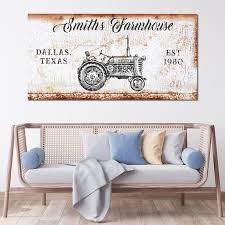 Tractor Sign Farmhouse Wall Decor