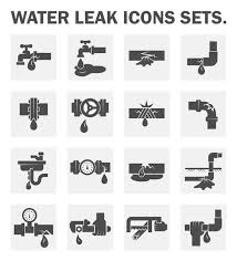 Pipe Leak Icon Stock Vector By