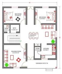 750 Square Feet 2 Bedroom Single Floor
