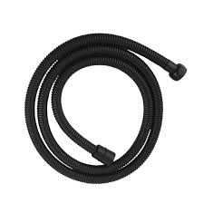 Black Flexible Shower Hose Stainless Steel