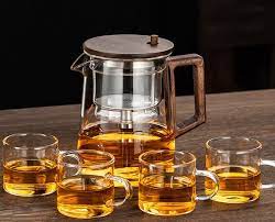 Glass Teapotglass Liner Tea Water