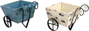 Wooden Planter Set Of 2 Decorative