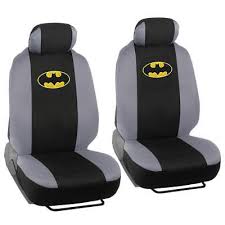 Batman Car Seat Covers Full Set Gray