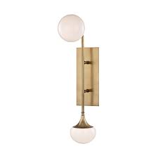 Wall Light Aged Brass Hudson Valley