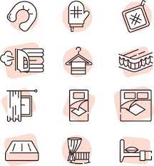 Classic Home Textile Icon Vector On
