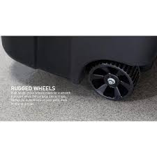 32 Gal Wheeled Outdoor Garbage Can