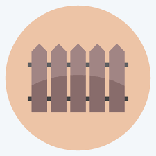 Icon Fence Suitable For Garden Symbol