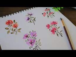 Beginner Watercolor Flower Painting