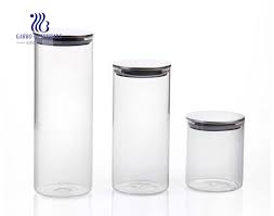 Silicone Seal Borosilicate Glass Jars