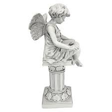 Design Toscano The British Reading Fairy Garden Statue