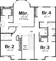 2 Story Southern Style House Plan