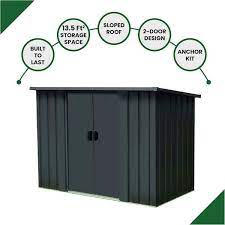 2 8 Ft X 4 8 Ft Compact Storage Shed
