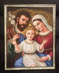 Holy Family Icon Art Finished