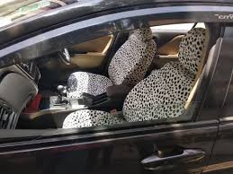 Home Made Leather Designer Seat Cover