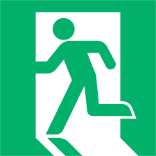 Emergency Exit Icon For