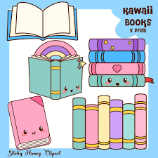 Book Clipart Kawaii Book Clipart Cute