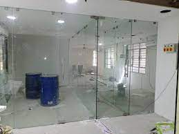 Bar Toughened Glass Partition