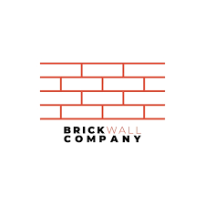 White Background Wall Brick Symbol
