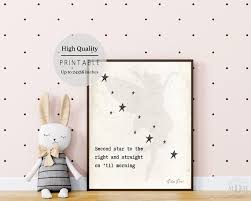 Tinkerbell Printable Quote Second Star