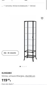 Klingsbo Glasvitrine Von Ikea In