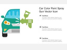 Car Color Paint Spray Gun Vector Icon