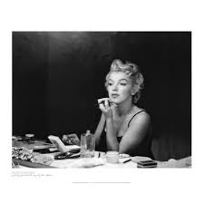 Black White Marilyn Monroe Framed Print