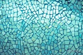 Green Broken Tiles Mosaic Seamless