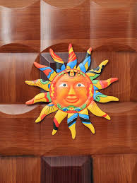 Sun Face Garden Wall Art Decoration