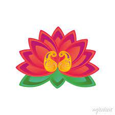 Lotus Flower Indian And Detailed Style
