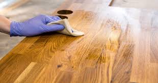 Clean Wooden Kitchen Worktops
