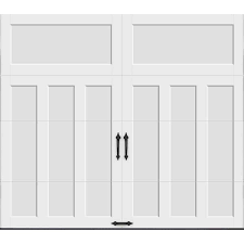 Clopay Coachman Collection 9 Ft X 7 Ft 18 4 R Value Intellicore Insulated Solid White Garage Door 111350