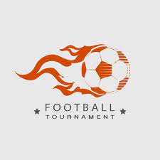 Football Soccer Tournament Logo Ball On