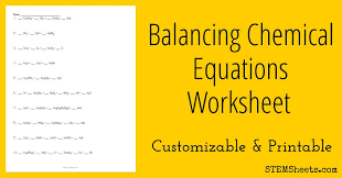 Practicing Balancing Chemical Equations