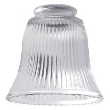 Westinghouse Clear Ribbed Glass Bell Shade