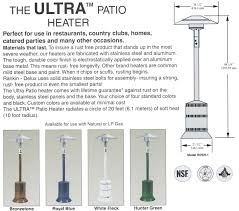 Patio Heaters From Rankin Delux Inc