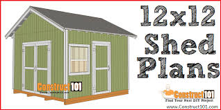 12x12 Shed Plans Gable Shed