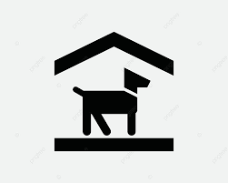 Dog Shelter Icon Care Shelter Home