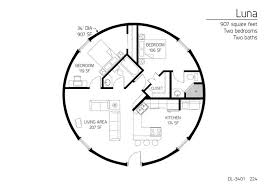 Luna Series Floor Plan With 2 Bedroom