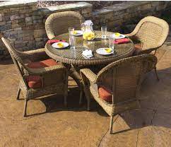 Tortuga Lexington 5 Piece Wicker Dining