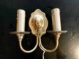 Vintage Brass Wall Sconce Light