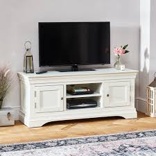 Wilmslow White Painted Widescreen Tv