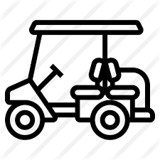 Golf Carts Icon Vector Icons