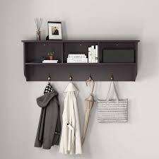 Shelf With Hooks Decorative Wall