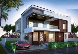 Duplex Bungalow Elevation Design At Rs