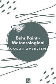 Behr Meteorological Paint Color