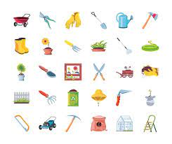 30 Icon Set Design Gardening Planting