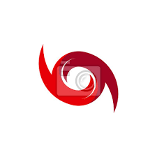 Hurricane Logo Symbol Abstract